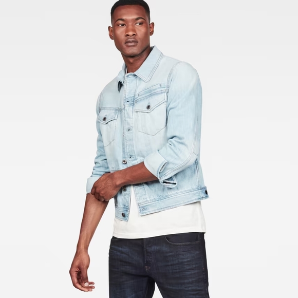 G-Star Raw D-Staq Denim Jacket Size Medium - Picture 3 of 14